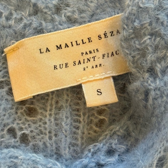 NWOT Sezane Louison Jumper in Polar Blue Size S - Picture 11 of 11